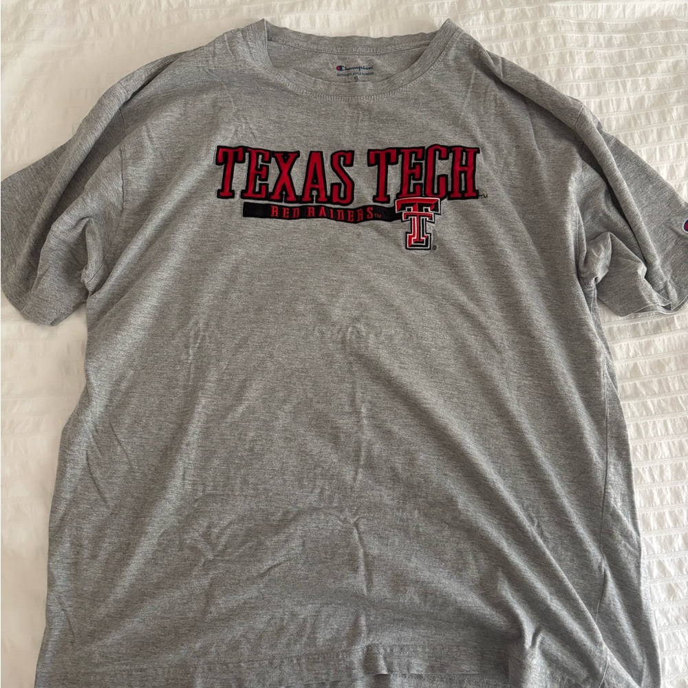 Champion Gray Texas Tech T-Shirt